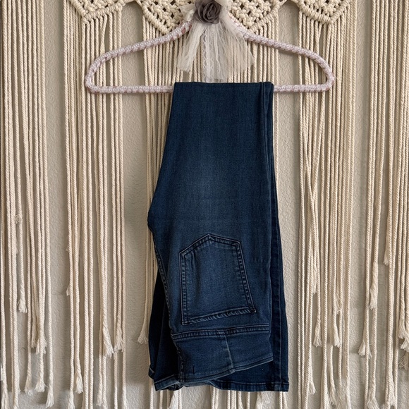 Free People Denim - Free People Penny Pull-On Flare Jeans in a dark wash denim